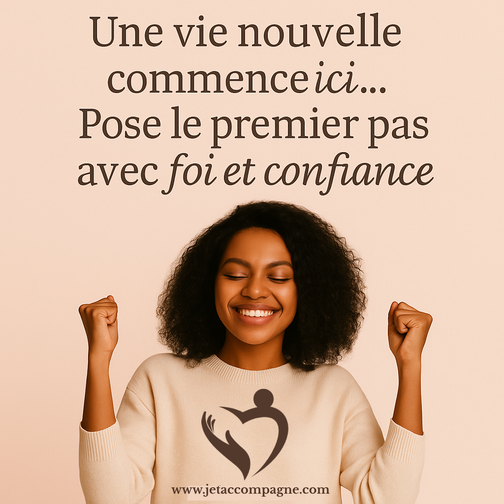 le premier pas avec foi et confiance